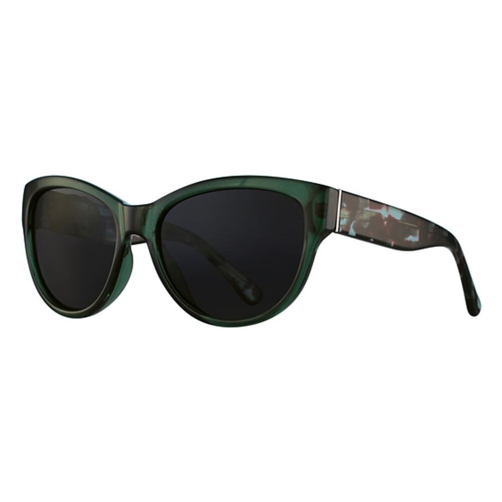 SUN TRENDS POLARIZED BY I-DEALOPTICS ST189 FOREST GREEN SUNGLASSES 57-17-135